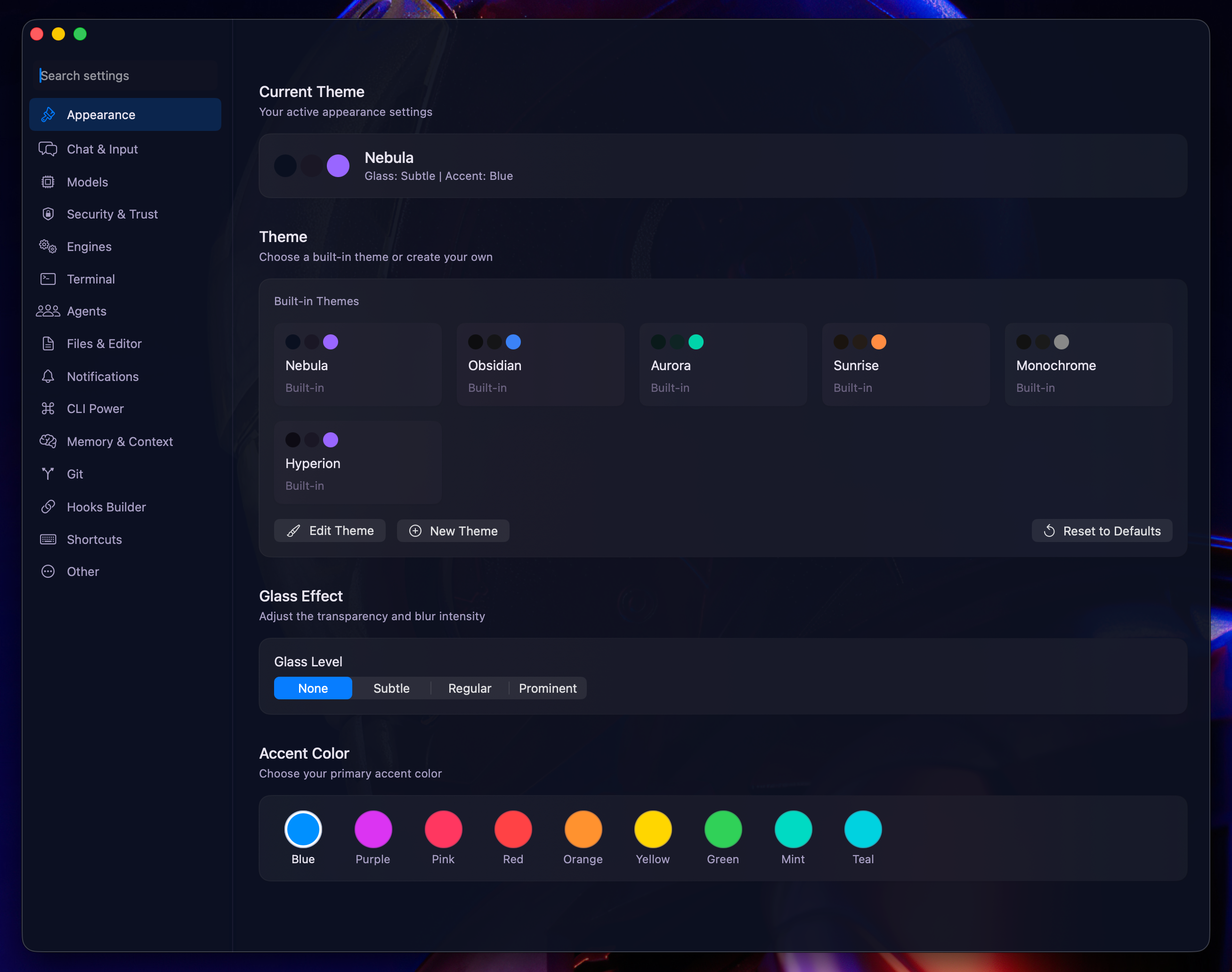 Theme Builder UI